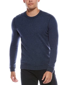 Autumn Cashmere Double Knit Cashmere Crewneck Sweater Men's - Picture 1 of 7
