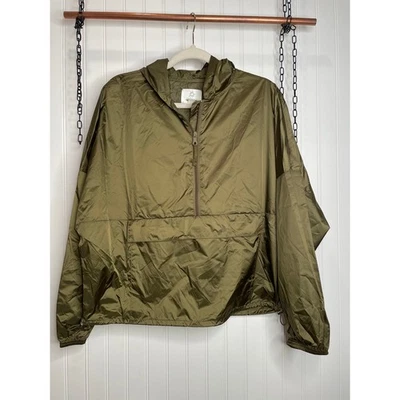 NWOT Aerie OFFLINE Green Oversized Pullover Lightweight Windbreaker Jacket S  - Image 1 of 4