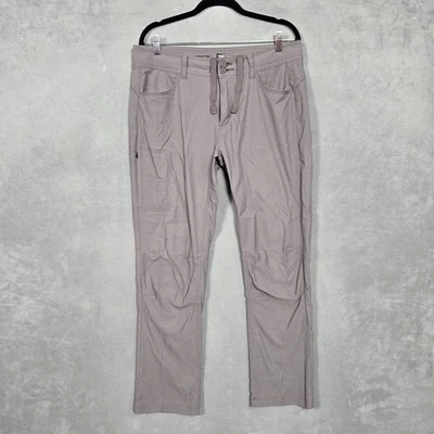 Prana Women's Halle II Stretch Straight Leg Hiking Pants Gray Women's 12 (34x30) - Image 1 of 4