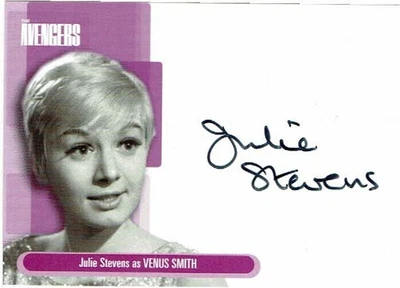 The Avengers Definitive Series 1 Auto Card A5 Julie Stevens as Venus Smith - Image 1 of 2