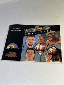 WWF Wrestlemania Challenge (Nintendo NES) Case And Booklet 1985 Hulk Hogan