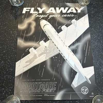 Twilight Zone Nightmare at 20000 feet Tv Show Poster Print 11x17 - Image 1 of 4