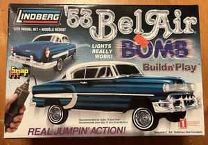 Lindberg 73028 Maßstab 1:25 1953 Chevy Bel Air Bomb Buildn'Play Plastikmodellbausatz - Bild 1 von 11