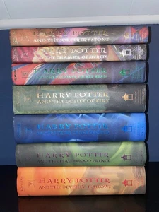 Harry Potter Complete Set 1-7 American 1st Edition Hardcover Hogwarts JK Rowling - Bild 1 von 18