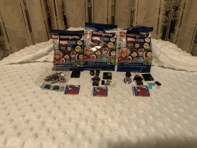 LEGO 71031 (3) CMF, Captain America/Cap Carter /Star lord T’Challa AUTHENTIC NEW - Image 1 of 4