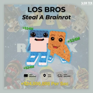 Los Bro's | All Secrets | Brainrot |  24/7 DELIVERY SAB STEAL A BRAINROT - Picture 1 of 1
