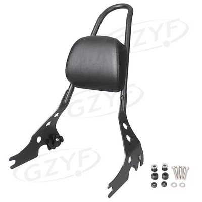 Detachable Passenger Backrest Sissy Bar Cushion for Harley Street 500/750 15-19 - Image 1 of 4
