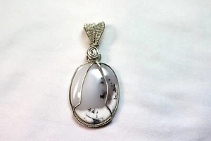 Designer Stone Pendants-Dendrite Agate - Picture 1 of 15