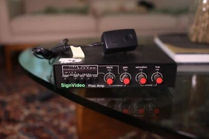 SignVideo Proc Amp Sign Video Processor Amplifier As Is For Parts - Picture 1 of 4