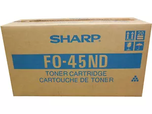 Sharp FO-45ND Black Toner Cartridge Genuine OEM Original - Picture 1 of 1