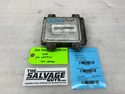 Ordinateur De Moteur ECU ECM 12597121 Pour Chevrolet GMC Sierra Escalade 07-13 - Photo 1/4