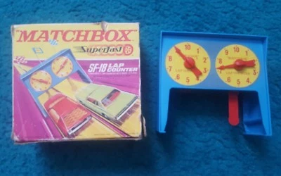 Vintage 1970's Matchbox Lesney Superfast ~ SF-18 LAP COUNTER SET with Box - Image 1 of 4