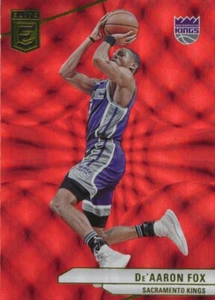 2023-24 Donruss Elite - #158 De'Aaron Fox Red International Holo - Picture 1 of 1
