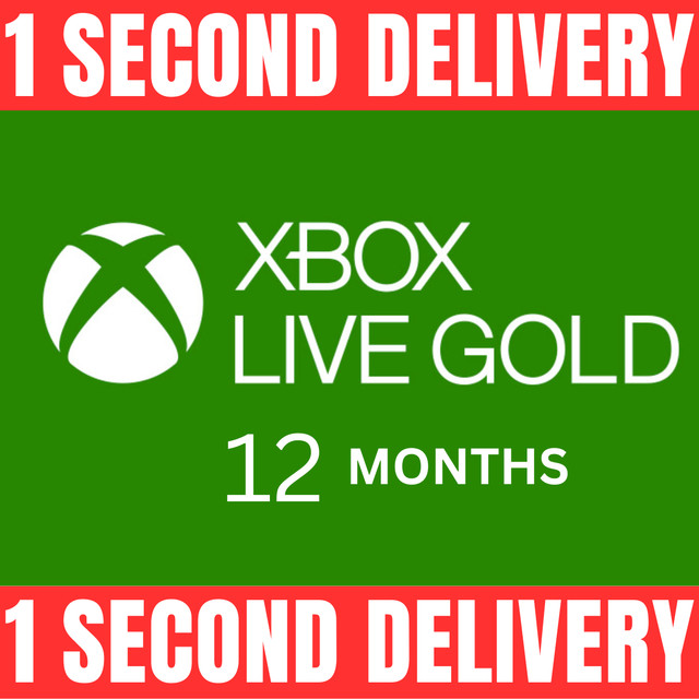  Microsoft Xbox LIVE 12 Month Gold Membership (Physical