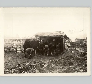 Fabbri che lavorano alla fucina americana militare prima guerra mondiale 1918 foto stampa - Foto 1 di 2