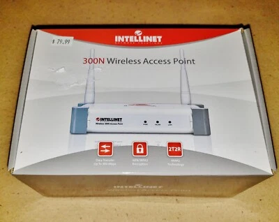 New Intellinet 300N Wireless Access Point, Sealed Box - Retail $79.99 - Image 1 of 2
