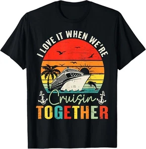Cruise Squad 2025 Outfits Friends Family Couples Matching T-Shirt - Picture 1 of 4
