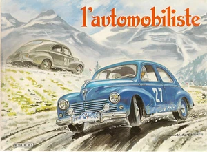 L'AUTOMOBILISTE 60 DELAGE 3 LITRES DE COURSE 1936 1954 PEUGEOT 203 HISPANO SUIZA - Imagen 1 de 2