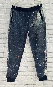 NWT Dreamland Men’s Jewels Diamonds Joggers Sweatpants Black Pockets XL - Picture 1 of 17