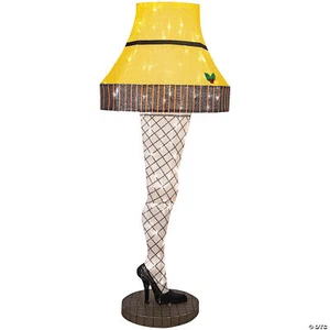 Leg Lamp Tinsel Sculpture A Christmas Story™ 5 Ft. 3D Christmas Outdoor Decor - Picture 1 of 3