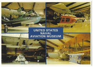 United States Naval Aviation Museum Postcard Pensacola FL Multiview Aircraft - Picture 1 of 2