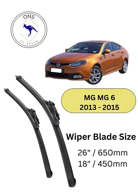 WIPER BLADES FOR MG MG 6 2013 - 2015 - image 1 of 4