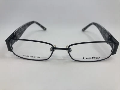 全新 Bebe BB5038 Desire Jet 001 50.15.130 女式眼镜框 — 第 1/4 张图片