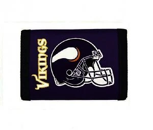 Minnesota Vikings Nylon Trifold Wallet Cover