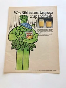 Vintage Oct. 1982 Life Magazine Jolly Green Giant Canned Niblets Golden Corn Ad - Picture 1 of 1