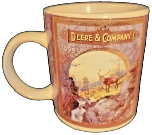 Offizieller John Deere & Company 1899 Wildlife Elch Landschaftsansicht Kaffeebecher - Bild 1 von 4