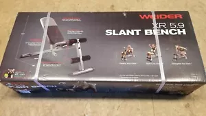 New Weider XR 5.9 Adjustable Slant Workout Bench For Home Gym, Free Shipping - Picture 1 of 3