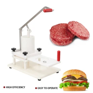 Edelstahl Hamburger Patty Maker DIY Hamburger Formmaschine Burger Presse - Bild 1 von 12