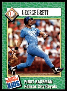 1989 Sports Illustrated for Kids #162 George Brett   Baseball Royals