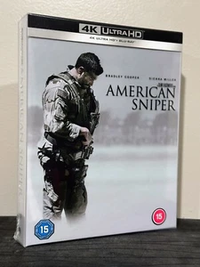 American Sniper - Ultimate Collectors Steelbook (4K UHD, Blu-ray, Extras) NEW - Picture 1 of 8