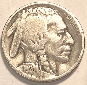 1920 P Buffalo Nickel fino+ sin precio base *J451 - Imagen 1 de 2