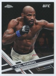 2017 Topps UFC Chrome MMA Pick Your Card +Rookies RC (Free Combined Shipping)