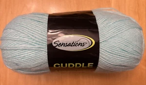 Sensations Cuddle Yarn Turquoise 49907 3.5 oz Acrylic Blend - Picture 1 of 3