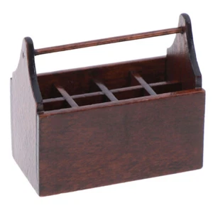 1:12 Scale Dollhouse Miniature Wooden Box Metal Hand Tools Set For Dolls toH_bf - Picture 1 of 10