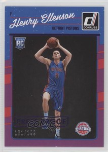 2016-17 Panini Donruss Rookies Press Proof Purple /199 Henry Ellenson Rookie RC