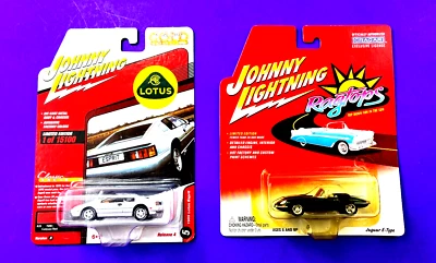 Johnny Lightning White Lightning Lotus with Jaguar E-Type Limited Editions   V4 - Image 1 of 4