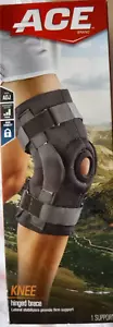 New ACE KNEE HINGED BRACE Adjustable Fit Compression Metal Stability Washable - Picture 1 of 7
