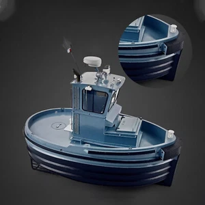 US Navy Beaver Tug Boat 1:18 342 mm RC modellino in legno nave KitkyY - Foto 1 di 14