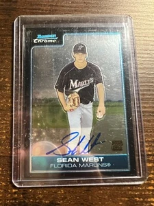 A120,488 - 2006 Bowman Chrome Prospects #BC224 Sean West Auto - Picture 1 of 1