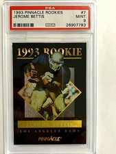 1993 Pinnacle "ROOKIES" #7 Jerome Bettis - PSA Mint 9