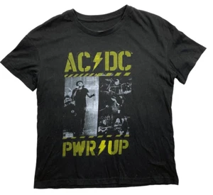 Camiseta de algodón ACDC Power Up AC/DC Rock Band para hombre mediana M - Imagen 1 de 7