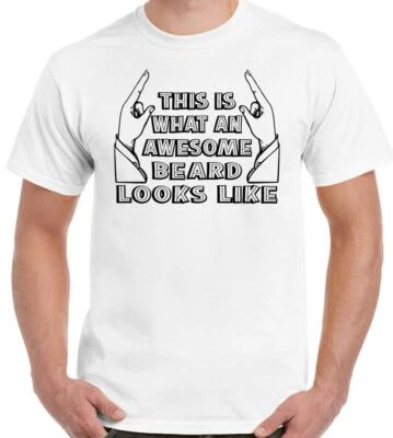 Barba Camiseta Hombre What An Awesome Looks Like Divertido Hipster Papá Goaty - Imagen 1 de 4