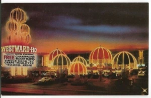 NIGHT VIEW,WESTWARD-HO CASINO & MOTEL~LAS VEGAS,NV - Picture 1 of 1