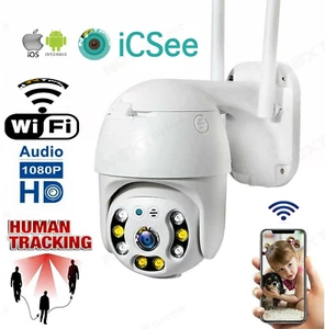 TELECAMERA WIFI iCSee IP CAM PTZ WIFI CAMERA DOME WIRELESS ESTERNO SPEED ZOOM - Foto 1 di 16
