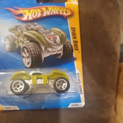 Hot Wheels 2010 New Models 012 Spider Rider YELLOW - Image 1 of 4