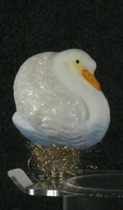 Inge Glas Ornament - Gracefulness Clip Swan - Picture 1 of 1